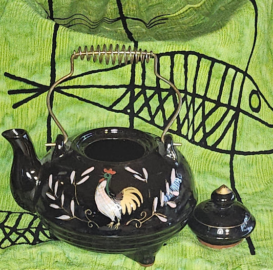 Hand painted rare teapot